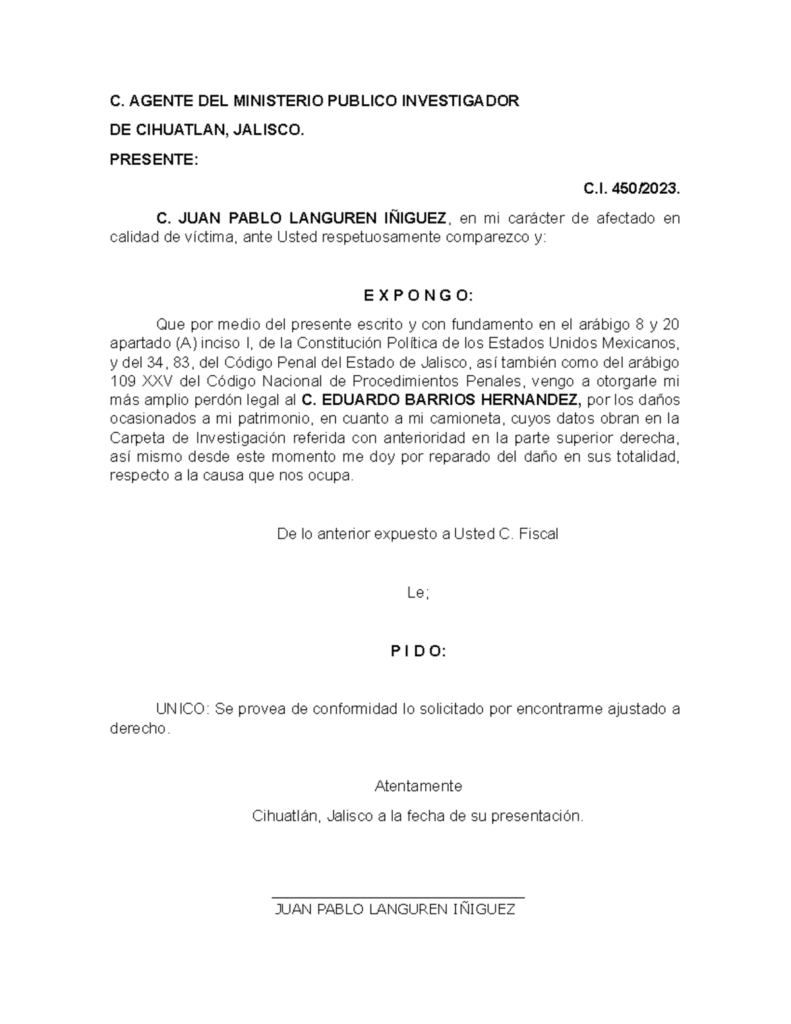 Guía para solicitudes de perdón penal 1 guia para solicitudes de perdon penal