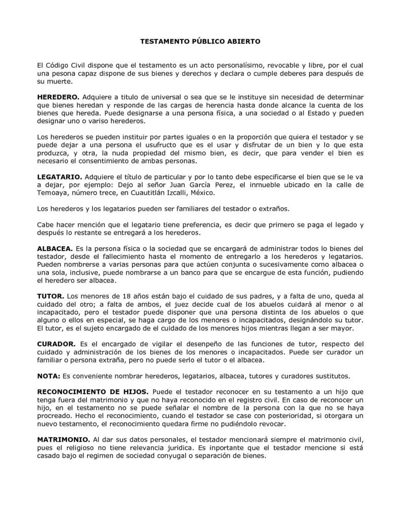 Ideas para planeamiento testamentario 1 ideas para planeamiento testamentario