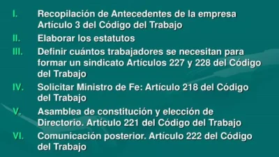 pasos para formar un sindicato